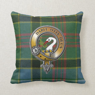 Brisbane Tartan & Badge Cushion