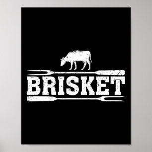 Brisket Bbq Grilling Byrbecue Bbq Master Grilling Poster