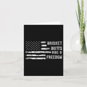 Brisket Butts Ribs And Freedom _ Bbq Card