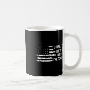 Brisket Butts Ribs And Freedom Bbq Coffee Mug