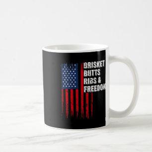 Brisket Butts Ribs And Freedom Steak Cooking Beef  Coffee Mug