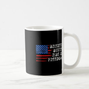 Brisket Butts Ribs And Freedom Steak Cooking Beef  Coffee Mug