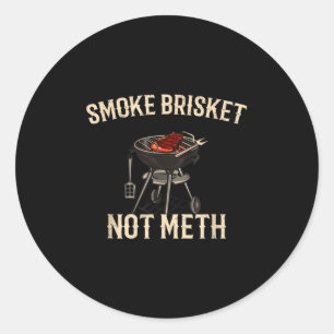 Brisket Is My Spirit Animal, Funny Meat Barbecue _ Classic Round Sticker