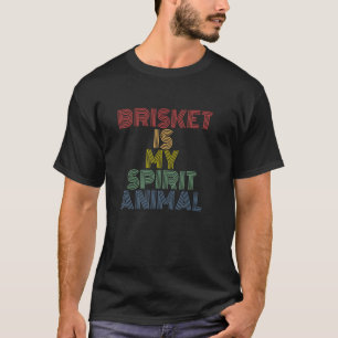 Brisket Is My Spirit Animal retro 70s vintage T-Shirt