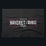 Brisket Ribs 2024 BBQ Barbecue Political Election Tea Towel<br><div class="desc">Brisket Ribs 2024 BBQ Barbecue Political Election</div>