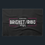 Brisket Ribs 2024 BBQ Barbecue Political Election Tea Towel<br><div class="desc">Brisket Ribs 2024 BBQ Barbecue Political Election</div>
