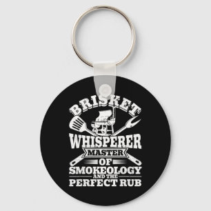 Brisket Whisperer Perfect Rub Bbq Smoker Grill For Key Ring