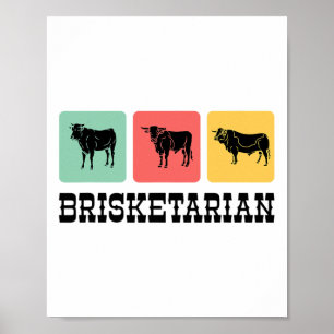Brisketarian Brisket Bbq Lover Poster