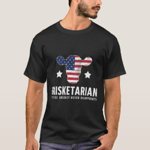 Brisketarian Brisket Bbq Lovers Funny Humour Byrbe T-Shirt
