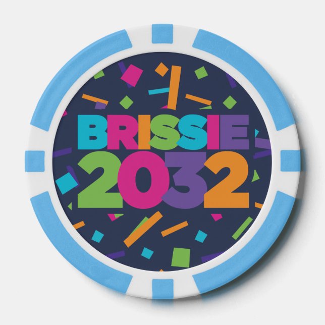 Brissie 2032 poker chips (Front)