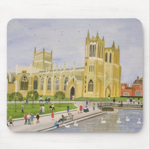 Bristol Cathedral and College Green 1989 Mouse Pad