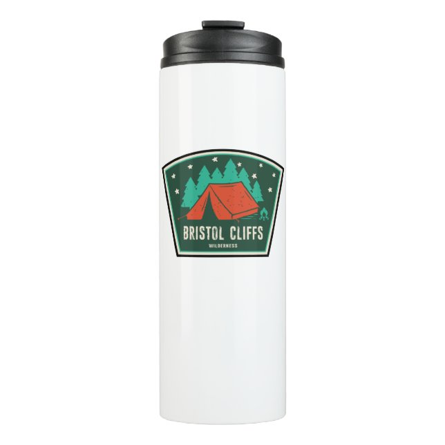 Bristol Cliffs Wilderness Vermont Camping Thermal Tumbler (Front)