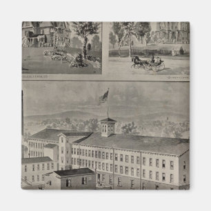 Bristol Connecticut Illustration Magnet