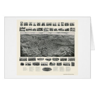 Bristol, CT Panoramic Map - 1907