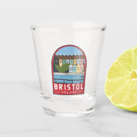 Bristol England Retro Travel Art Vintage