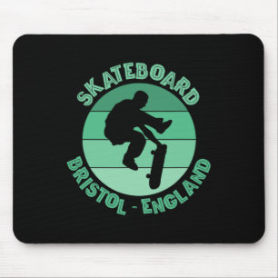 Bristol England Skateboarder Urn Skateboarding 3 Mouse Pad