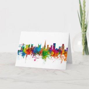 Bristol England Skyline Card