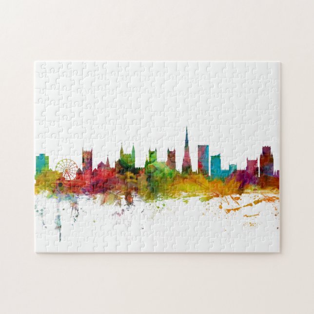 Bristol England Skyline Jigsaw Puzzle (Horizontal)