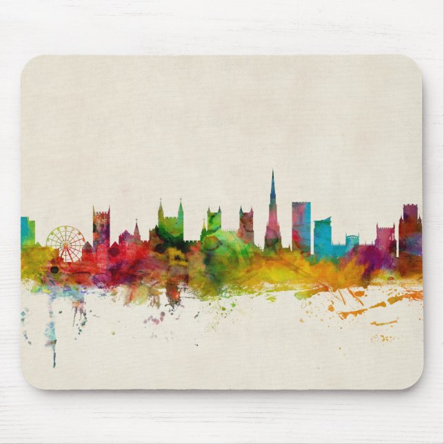 Bristol England Skyline Mouse Pad (Front)