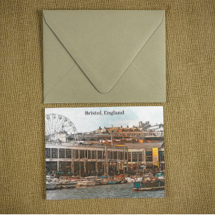 Bristol England UK Panorama View Postcard