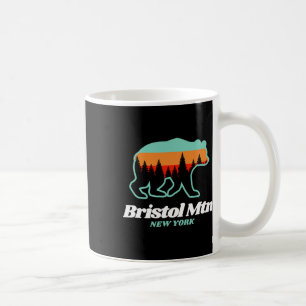 Bristol Mountain New York Skiing Snowboarding Bear Coffee Mug
