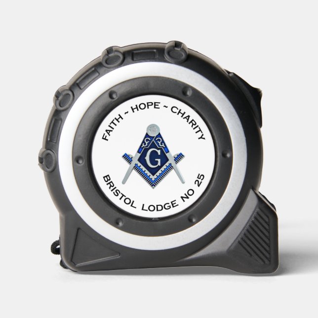Bristol No 25 Masonic Tape Measure 1 (Front)