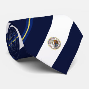 Bristol (Rhode Island) city flag Neck Tie