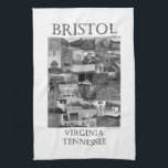 Bristol Scenes Collage Tea Towel<br><div class="desc">A photo tea towel Bristol Scenes that include my dad as a young scout,  since he gave me a love for photography.  Also one of my brothers is biking through.</div>