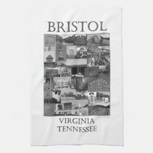 Bristol Scenes Collage Tea Towel
