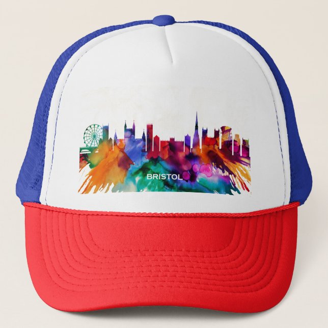 Bristol skyline trucker hat (Front)