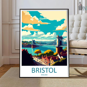 Bristol Travel Print Wall Art Bristol Wall Hanging
