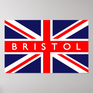 Bristol UK Flag Poster