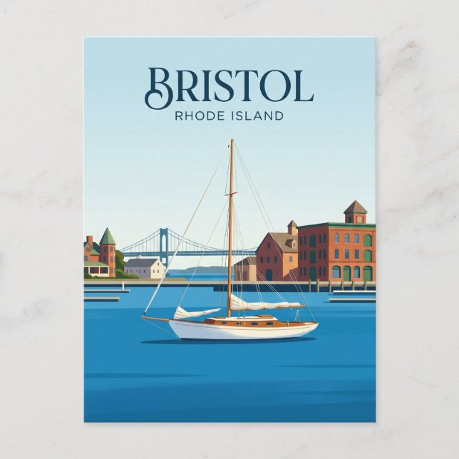 Bristol USA Postcard (Front)