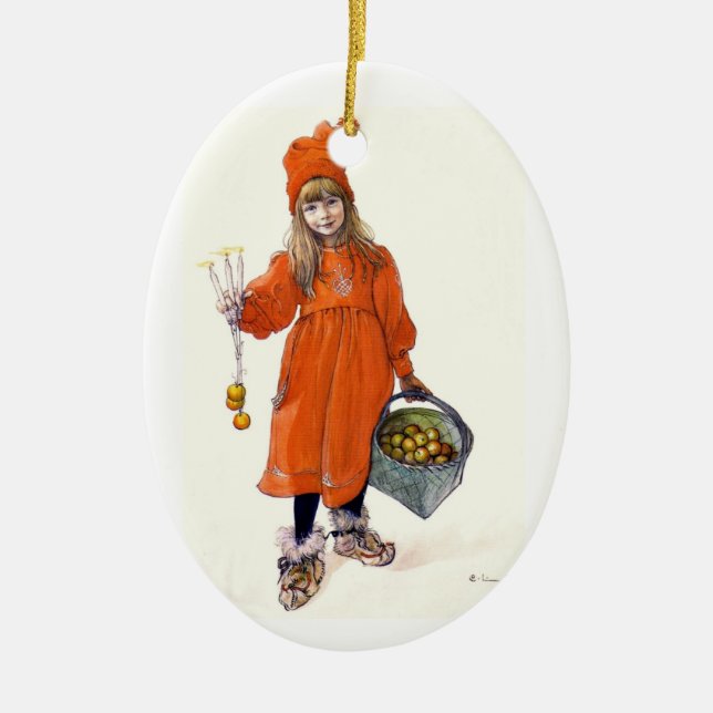 Brita as Iduna Ceramic Ornament (Front)