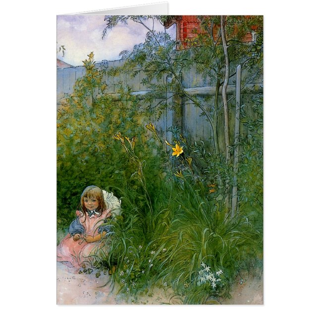 Brita in the Flower Bed c1897 (Front)