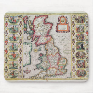 Britain As It Was Devided In The Tyme Mouse Pad