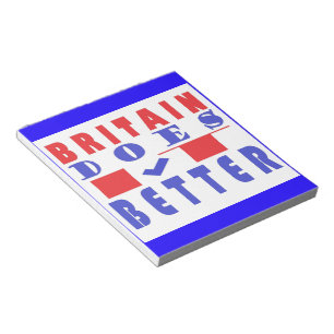  BRITAIN DOES IT BETTER WORD DESIGN NOTEPAD