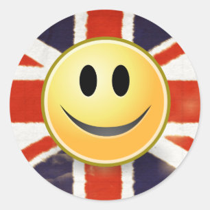 Britain Flag Face Sticker
