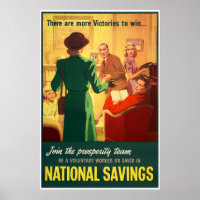 Britain Prosperity Team NATIONAL SAVINGS World War