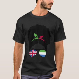 Britain Sierra Leone Mix Half British Half Sierra T-Shirt