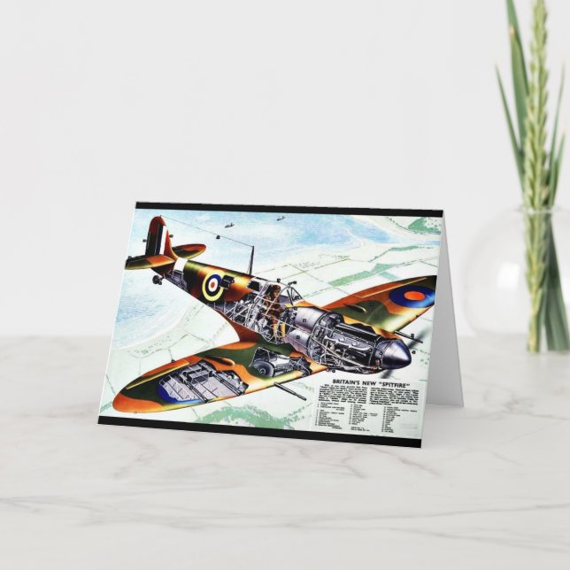 Britain's New Spitfire Card (Front)