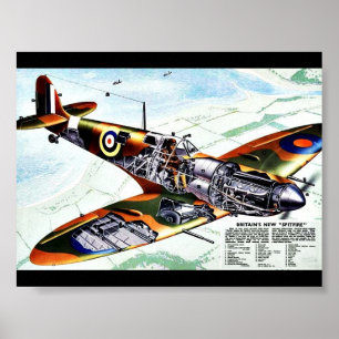 Britain's New Spitfire Poster