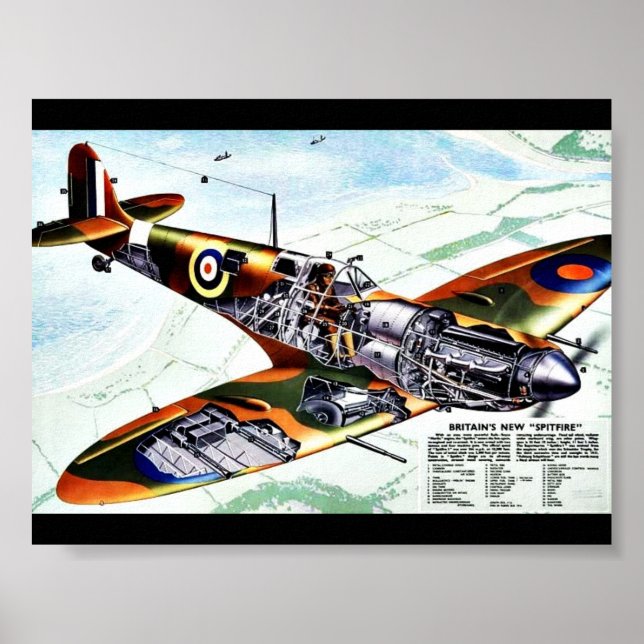 Britain's New Spitfire Poster (Front)