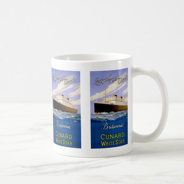 Britannic ~ Liverpool, USA, Canada Coffee Mug (Right)