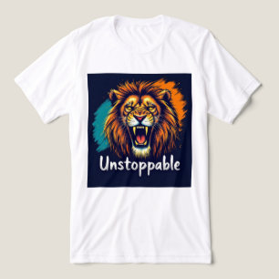 Brite-T Lion Head Unstoppable 0018922 Tri-Blend Shirt