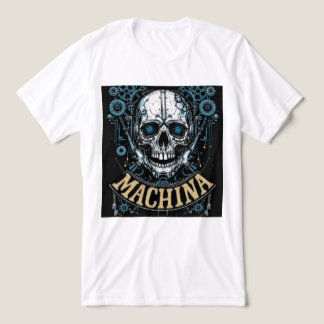 Brite-T Machina Skull 0018991 Tri-Blend Shirt
