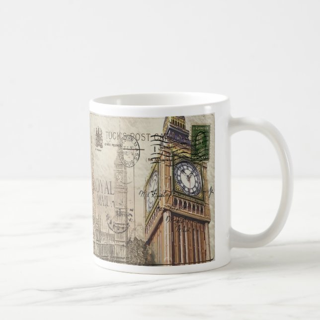 Britian England london clocktower big ben Coffee Mug (Right)