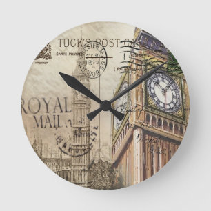 Britian England london clocktower big ben Round Clock