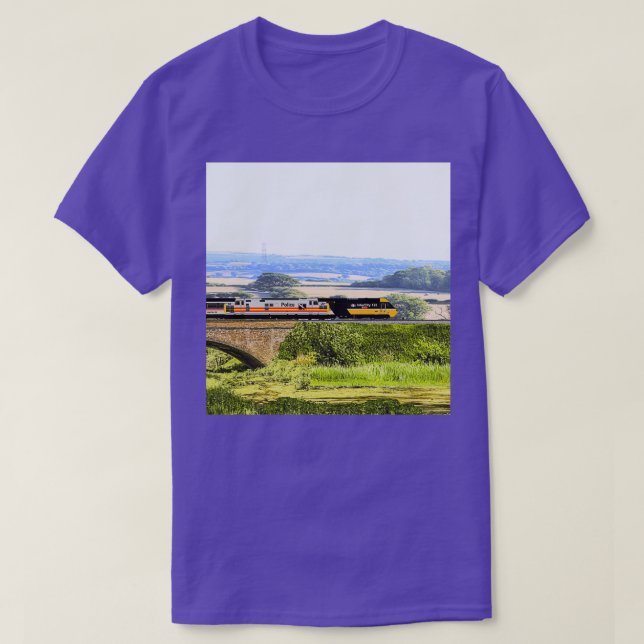 BRITIH RAIL POLICE CLASS 37 amp INTERCITY T-Shirt (Design Front)