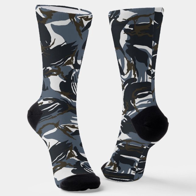British 95 Urban Camouflage Pattern Socks (Angled)